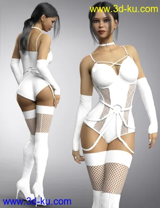 3D打印模型Sexy Leather for Genesis 8 and Genesis 8.1 Females的图片
