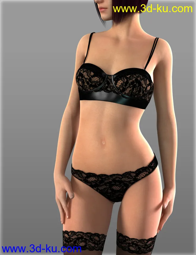 Sexy Nurse Underwear for Genesis 2 Female(s)模型的图片1