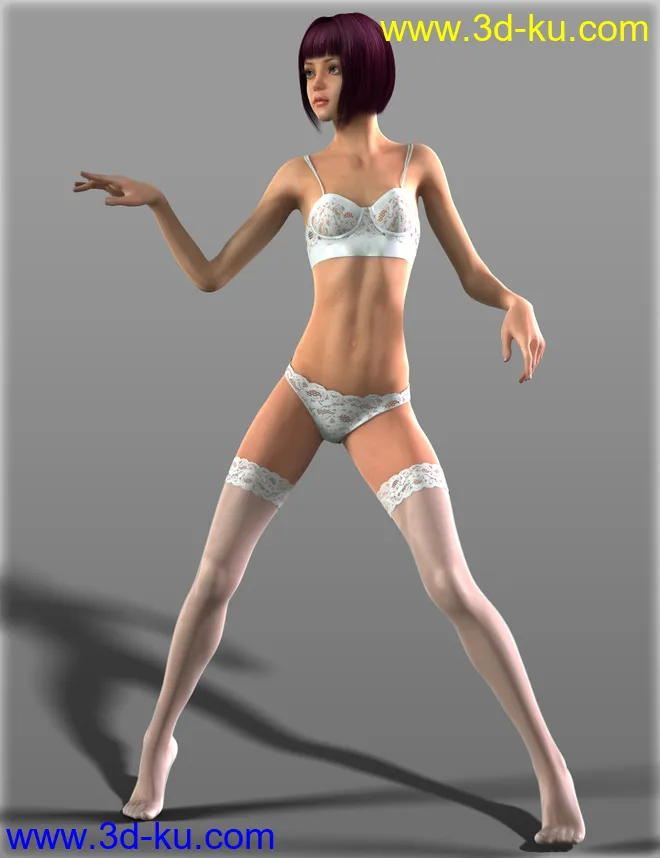 Sexy Nurse Underwear for Genesis 2 Female(s)模型的图片3