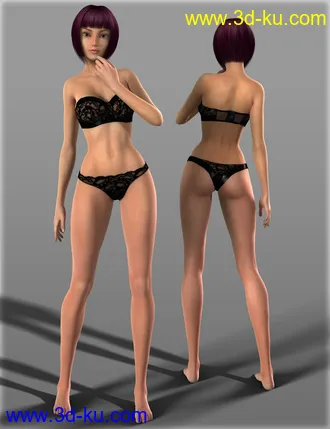 3D打印模型Sexy Nurse Underwear for Genesis 2 Female(s)的图片