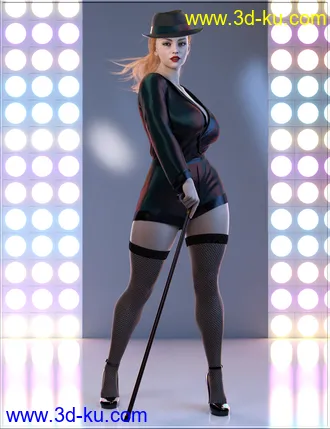 3D打印模型Sexy Skinz - Ultimate Stockings for Genesis 8 Female的图片