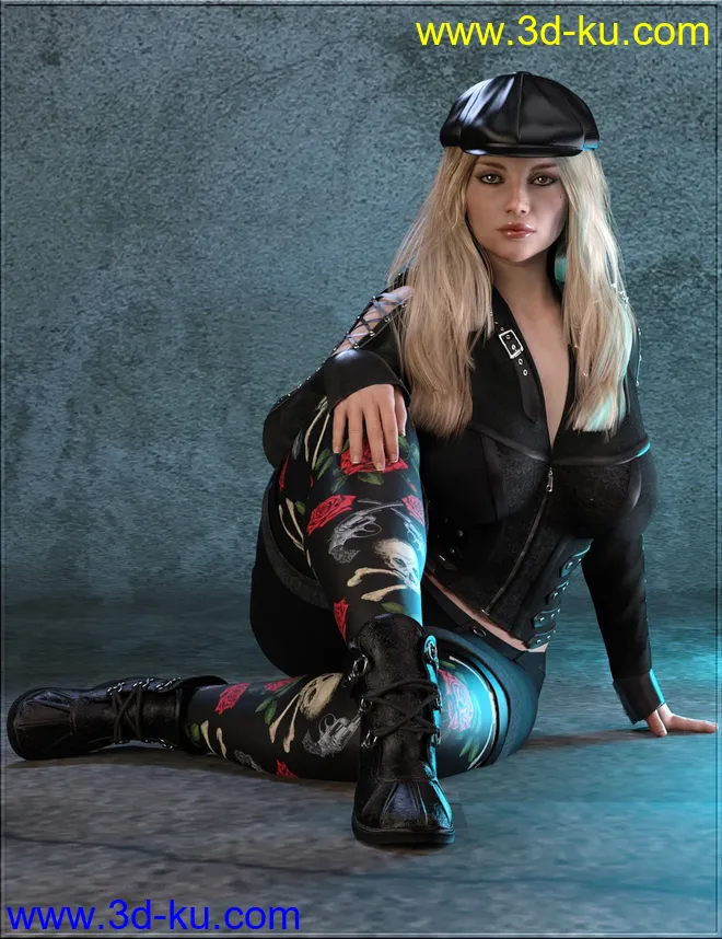 Sexy Skinz - Ultimate Stockings for Genesis 8 Female模型的图片6