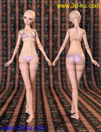 SF Ball Jointed Dolls for Genesis 8 and 8.1模型的图片3