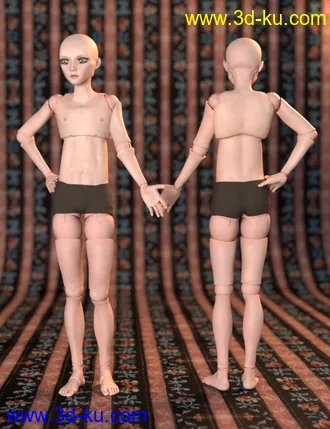 3D打印模型SF Ball Jointed Dolls for Genesis 8 and 8.1的图片