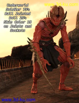 SF Ball Jointed Dolls for Genesis 8 and 8.1模型的图片13