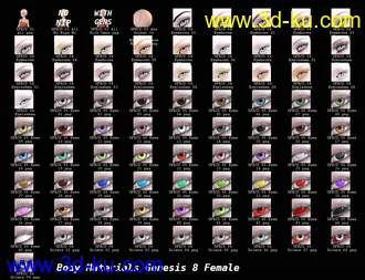 3D打印模型SF Ball Jointed Dolls for Genesis 8 and 8.1的图片