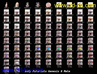 3D打印模型SF Ball Jointed Dolls for Genesis 8 and 8.1的图片