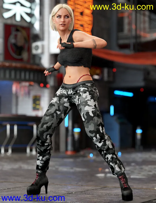 SF Outfit for Genesis 8 Female(s)模型的图片2