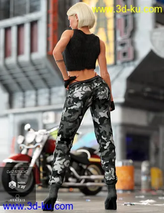 3D打印模型SF Outfit for Genesis 8 Female(s)的图片