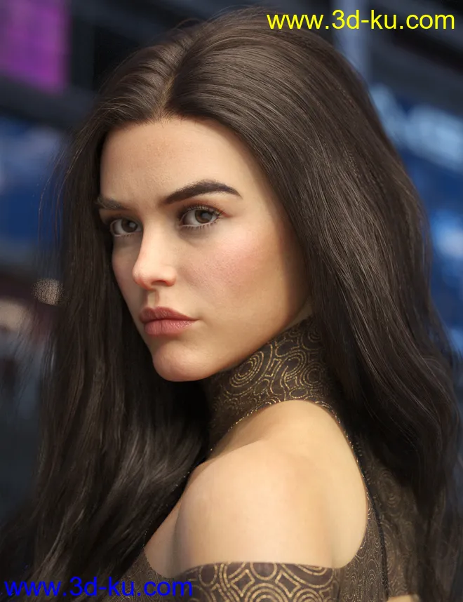 Shana HD for Genesis 8.1 Female模型的图片1