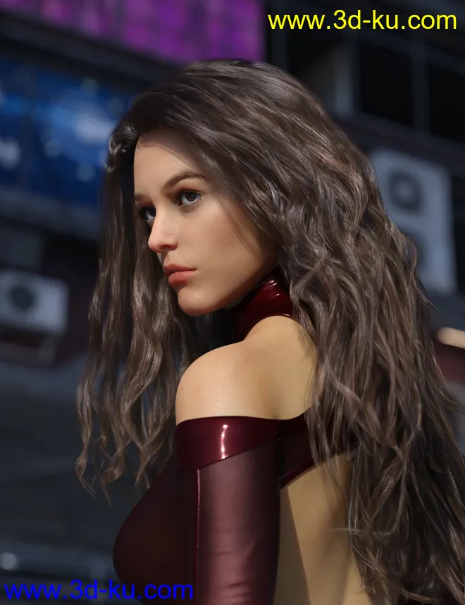 Shana HD for Genesis 8.1 Female模型的图片2