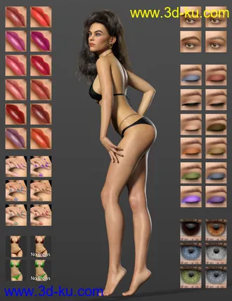 3D打印模型Shana HD for Genesis 8.1 Female的图片