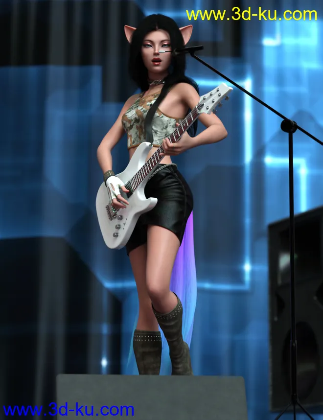 She´s a Star Hierarchical Poses for Kiko 8.1模型的图片1