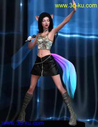 3D打印模型She´s a Star Hierarchical Poses for Kiko 8.1的图片