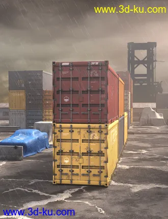 3D打印模型Shipping Yard Construction Set的图片
