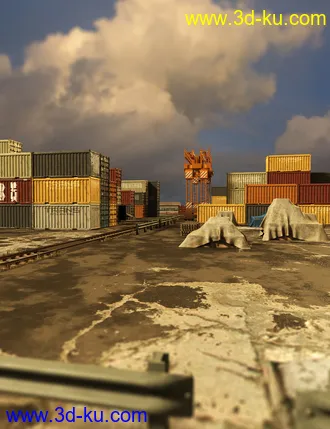3D打印模型Shipping Yard Construction Set的图片
