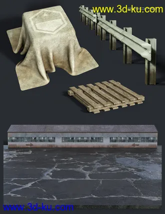 3D打印模型Shipping Yard Construction Set的图片