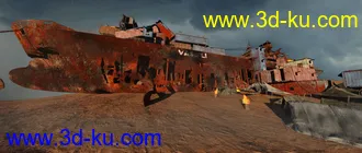 3D打印模型Shipwreck Survivors Camp的图片