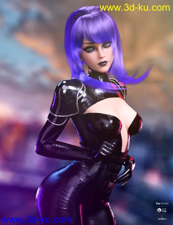 Shireen HD for Genesis 8.1 Female模型的图片3