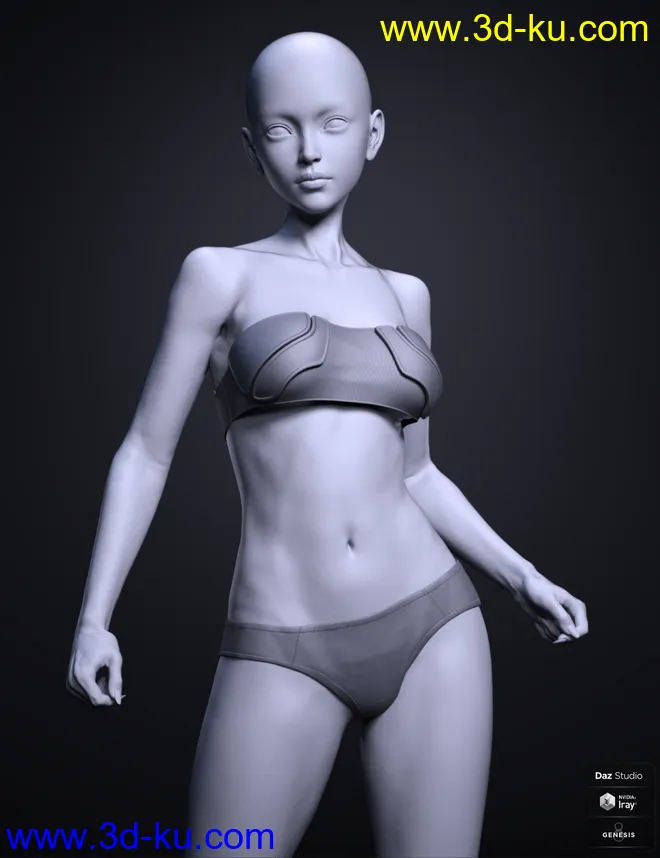 Shireen HD for Genesis 8.1 Female模型的图片12
