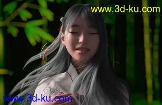 3D打印模型Shirley Lee Character with Hair for Genesis 8 and 8.1 Female的图片