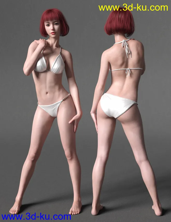 Shirley Lee Character with Hair for Genesis 8 and 8.1 Female模型的图片9
