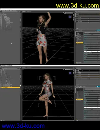 3D打印模型Short Skirt Shaders - Iray的图片
