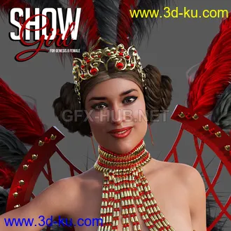 3D打印模型Show Girl for G8F的图片