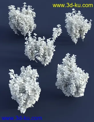3D打印模型Shrubs for Foliage and Hedging Vol 1的图片