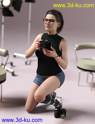 3D打印模型Shutterbug Pose Collection for Genesis 8 Female的图片