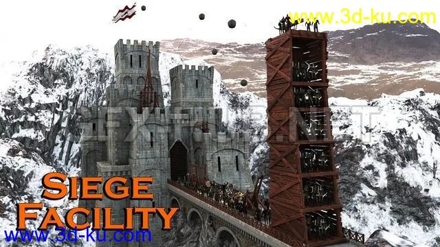 Siege Facility for DS Iray模型的图片1