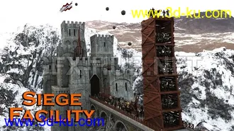 3D打印模型Siege Facility for DS Iray的图片