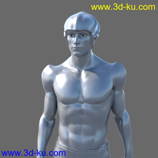 Silver Man for Genesis 8 Male模型的图片3