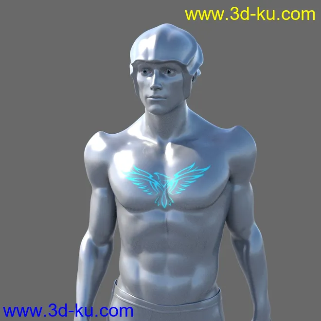 Silver Man for Genesis 8 Male模型的图片4