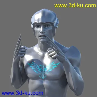 3D打印模型Silver Man for Genesis 8 Male的图片