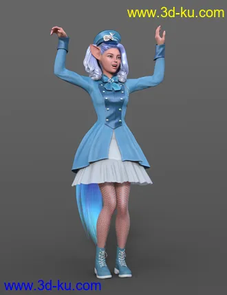 3D打印模型Singing Animations for Genesis 8.1 Female and Kiko 8.1的图片