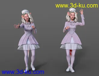 3D打印模型Singing Animations for Genesis 8.1 Female and Kiko 8.1的图片