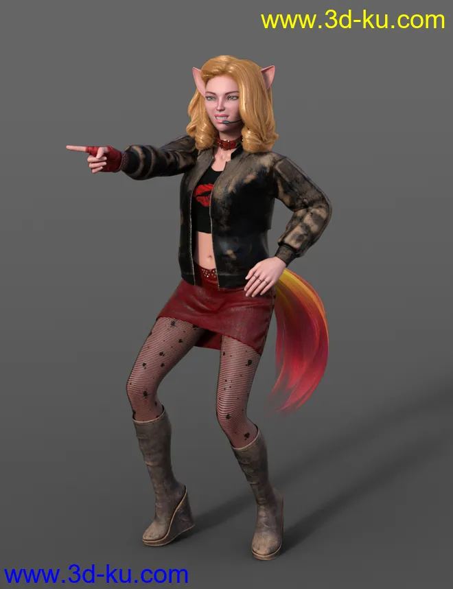 Singing Animations for Genesis 8.1 Female and Kiko 8.1模型的图片4