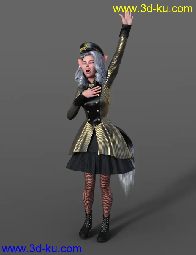 Singing Animations for Genesis 8.1 Female and Kiko 8.1模型的图片6