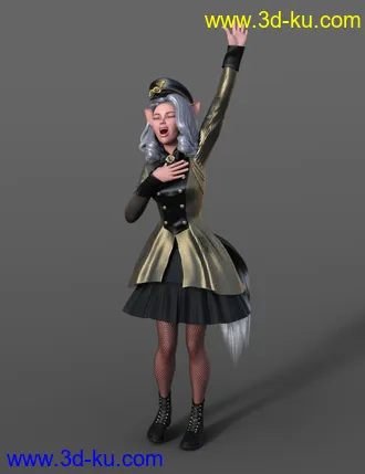 3D打印模型Singing Animations for Genesis 8.1 Female and Kiko 8.1的图片
