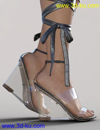3D打印模型Skinny Jumpsuit and Heeled Sandal for Genesis 8 Female(s)的图片
