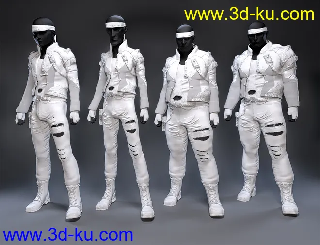 Sky Deep Outfit for Genesis 8 Males模型的图片3