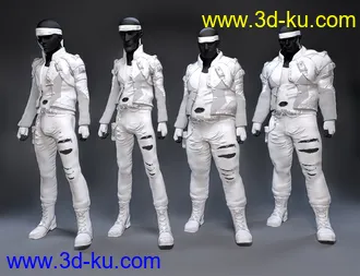 3D打印模型Sky Deep Outfit for Genesis 8 Males的图片