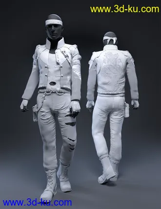 3D打印模型Sky Deep Outfit for Genesis 8 Males的图片