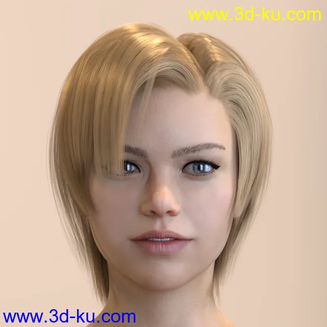 SL Hair for Genesis 8 Female模型的图片1