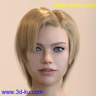 3D打印模型SL Hair for Genesis 8 Female的图片
