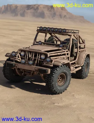 3D打印模型Snake Wrangler Truck的图片