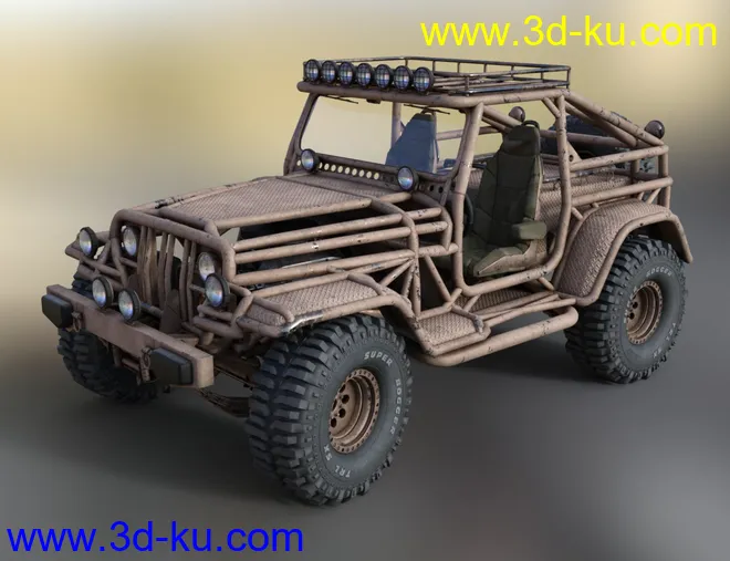Snake Wrangler Truck模型的图片2
