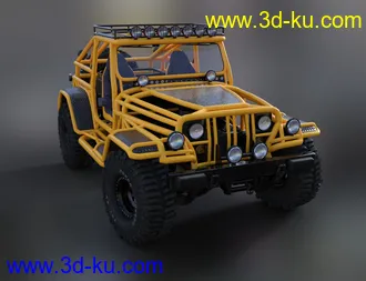 3D打印模型Snake Wrangler Truck的图片