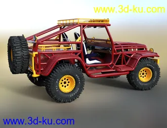 3D打印模型Snake Wrangler Truck的图片